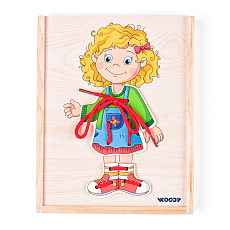 Woody Šněrovací šatní skříň - holčička