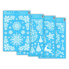 MFP Okenní fólie vánoce glitr VA003 20x30cm