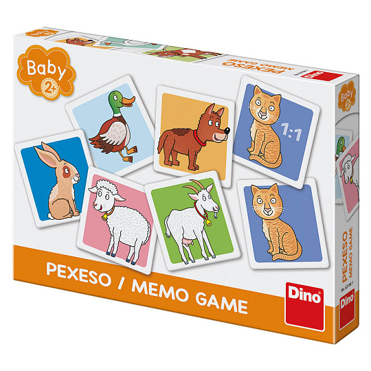 Dino Hry Dino Domácí zvířátka baby pexeso Dino Hry Dino Domácí zvířátka baby pexeso