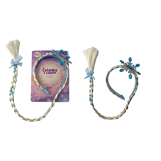 PLEJO Čelenka s copem, modrý PLEJO Čelenka s copem, modrý