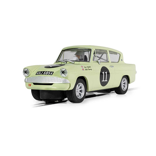 Scalextric Autíčko Touring SCALEXTRIC C4617 - Ford Anglia 105e - Theo Paphitis (1:32)
