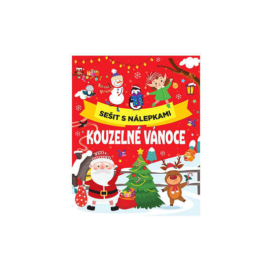 Sešit s nálepkami Kouzelné Vánoce 24x30cm