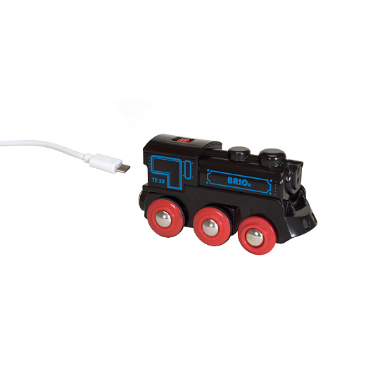 Brio 33599 Elektrická lokomotiva nabíjecí přes mini USB kabel
