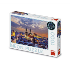 Dino POHLED NA HRADČANY 1000 neon Puzzle