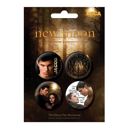 Placka set - Twilight saga - New Moon - Jacob - 4x38mm