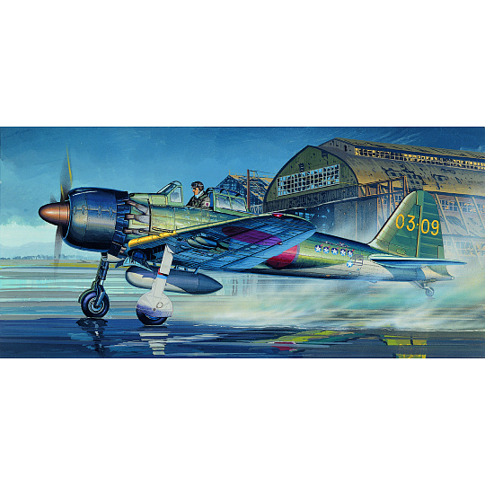 Academy Model Kit letadlo 12493 - ZERO FIGHTER TYPE 52C (1:72)