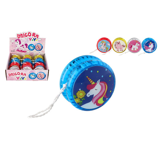 Teddies Jojo jednorožec svítící plast 5,5cm na baterie 4 barvy