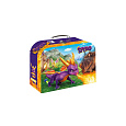 Kufřík/Kufr školní papírový Spyro 25x18x9cm