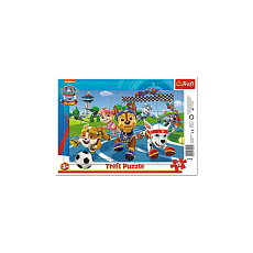 Puzzle deskové Paw Patrol/Tlapková patrola 33x23cm 15 dílků ve fólii