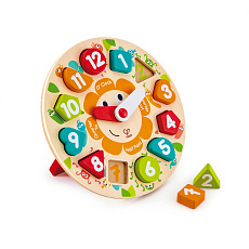 Hape Dětské puzzle hodiny