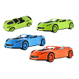 Teddies Auto sportovní plast 16x38cm na volný chod 3 barvy v síťce