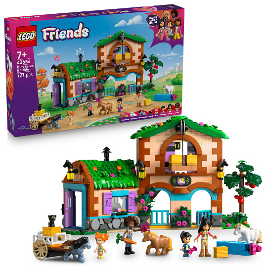 LEGO Friends 42654 Ranč s poníky a stáj LEGO Friends 42654 Ranč s poníky a stáj