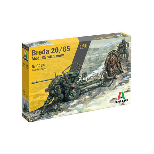 Italeri Model Kit military 6464 - HORSE DRAWN BREDA 20/65 W/SERVANTS (1:35) Italeri Model Kit military 6464 - HORSE DRAWN BREDA 20/65 W/SERVANTS (1:35)