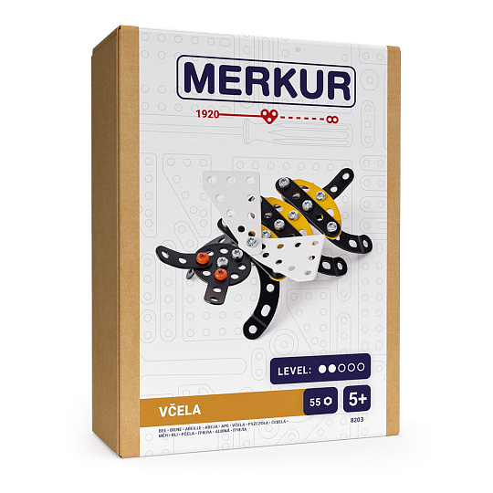 MERKUR - Stavebnice Merkur - Broučci – Včela, 55 dílků MERKUR - Stavebnice Merkur - Broučci – Včela, 55 dílků