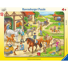 Ravensburger Na koňské farmě 40 dílků