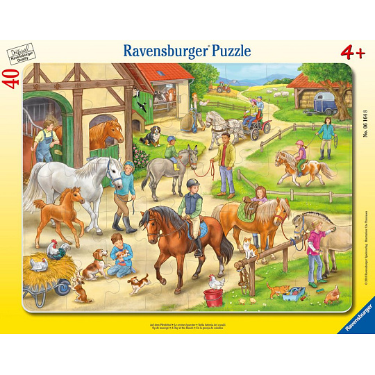 Ravensburger Na koňské farmě 40 dílků Ravensburger Na koňské farmě 40 dílků