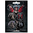 Placka set - Anne Stokes - Gothic - 4x38mm