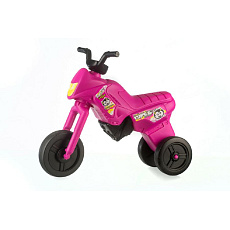 Teddies Odrážedlo Enduro Yupee růžové velké plast výška sedadla 31cm nosnost do 25kg 12m+