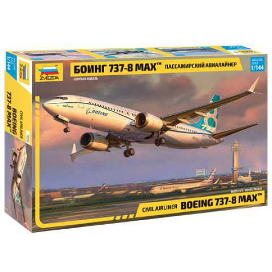 Zvezda Model Kit letadlo 7026 - Boeing 737- 8 MAX (1:144) Zvezda Model Kit letadlo 7026 - Boeing 737- 8 MAX (1:144)
