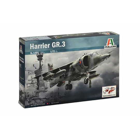 Italeri Model Kit letadlo 1401 - HARRIER GR.3 (1:72)