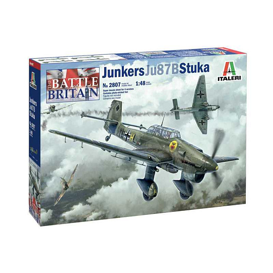 Italeri Model Kit letadlo 2807 - Ju-87B Stuka - Battle of Britain 80th Anniversary (1:48)