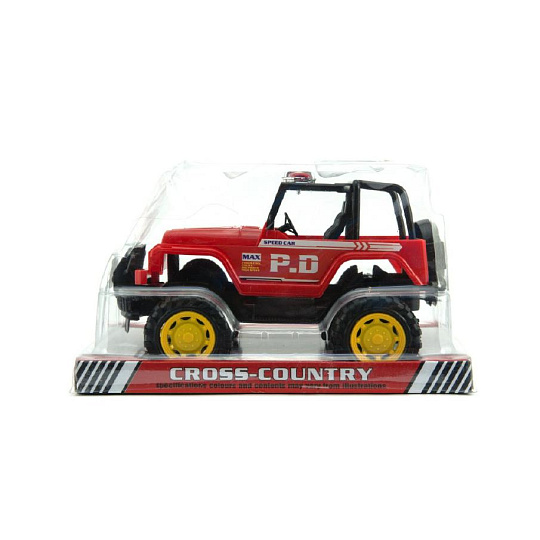 Teddies Auto policie terénní plast 22cm na setrvačník asst 2 barvy