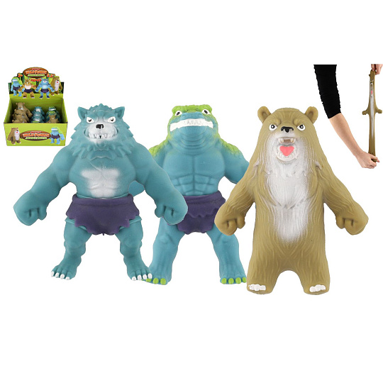 Teddies Příšera antistresová natahovací plněná pískem 280g silikon 15cm, 4 druhy, cena za 1 kus Teddies Příšera antistresová natahovací plněná pískem 280g silikon 15cm, 4 druhy, cena za 1 kus