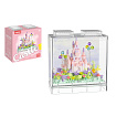 KOCO Stavebnice mini KOCO Letní hrad plast 412ks v krabičce 11x12x5cm