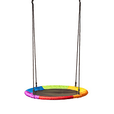 Woody Houpací kruh (průměr 100cm), duhový