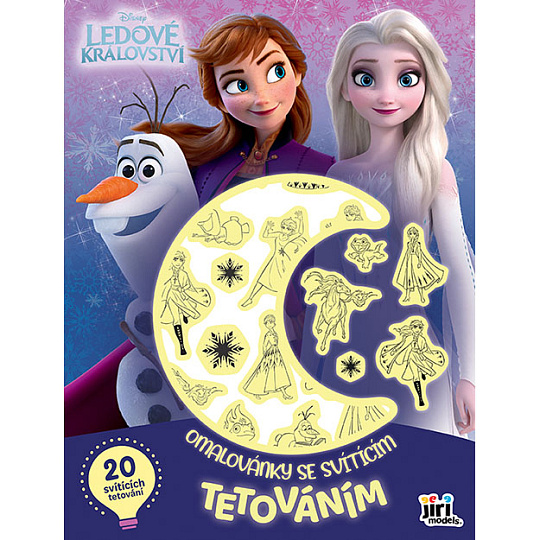 Jiri Models Omalovánky se svítícím tetováním FROZEN - Ledové království