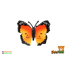 Motýl Monarcha africký (babočka) zooted plast 7cm 