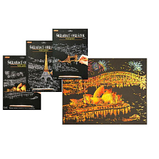 SMT Creatoys Škrabací obrázek noční pohled asst 23x32cm SMT Creatoys Škrabací obrázek noční pohled asst 23x32cm