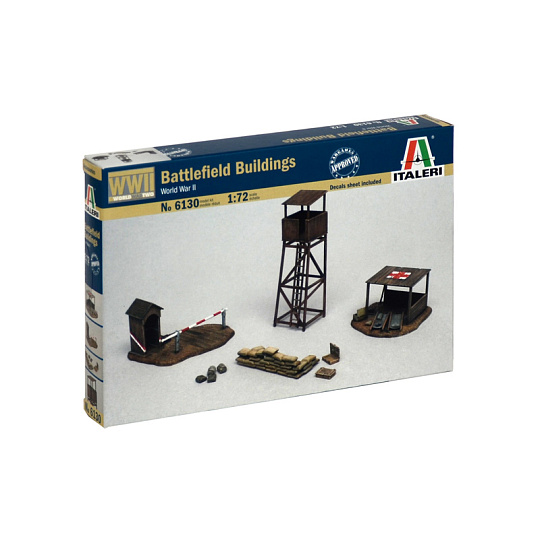 Italeri Model Kit budova 6130 - BATTLEFIELD BUILDINGS (1:72) Italeri Model Kit budova 6130 - BATTLEFIELD BUILDINGS (1:72)