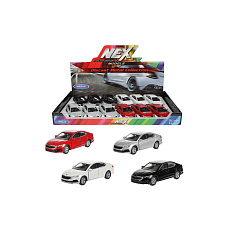 Teddies Auto Welly Škoda Octavia (new generation) kov/plast 12cm 4 barvy na zpětné natažení