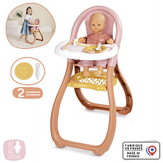 Smoby Baby Nurse Jídelní židlička pro panenky Smoby Baby Nurse Jídelní židlička pro panenky