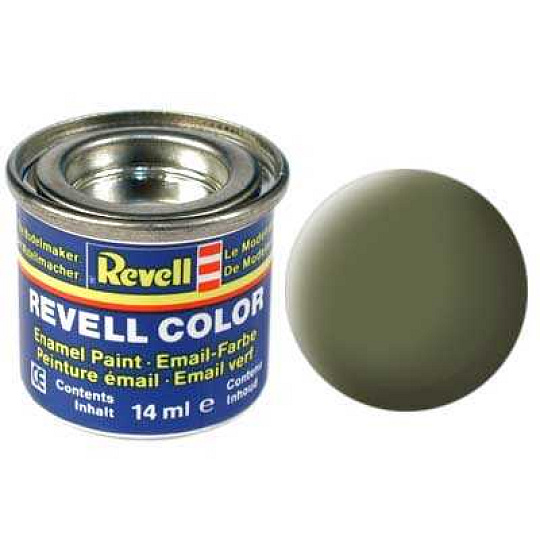 Revell Barva emailová - 32168: matná tmavě zelená (dark green mat RAF)