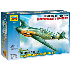 Zvezda Model Kit letadlo 4802 - Bf-109 F2 (1:48)