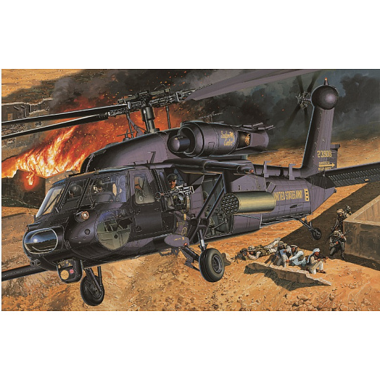 Academy Model Kit vrtulník 12115 - AH-60L DAP (1:35)