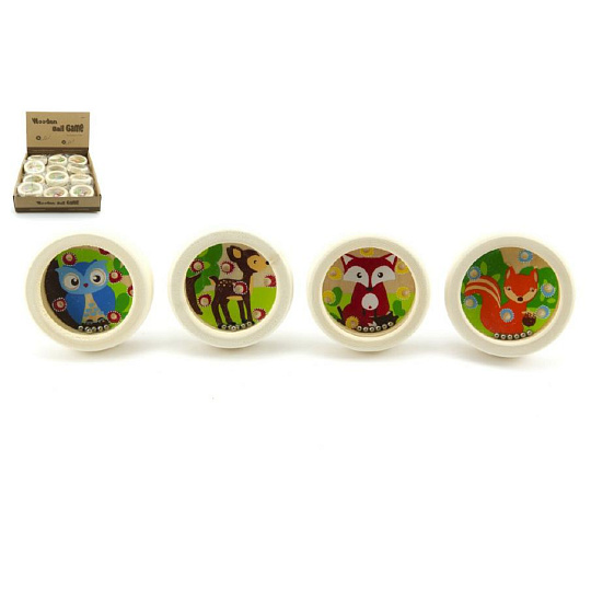 Teddies Hlavolam dřevo 6x6cm asst různé druhy