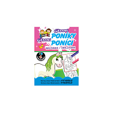 Omalovánky Úžasní poníci se 6 hračkami v sáčku 21x28cm