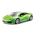 Bburago - Auta HOBBY, Lamborghini Huracan Coupé, zelená perleť, 1:32