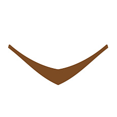 Rappa Samostatně NEPRODEJNÉ - šátek pro plyš hnědý Rappa Samostatně NEPRODEJNÉ - šátek pro plyš hnědý