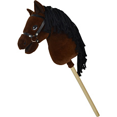 STEPPOS Premium Hobby horse Lucky tmavě hnědý 70cm