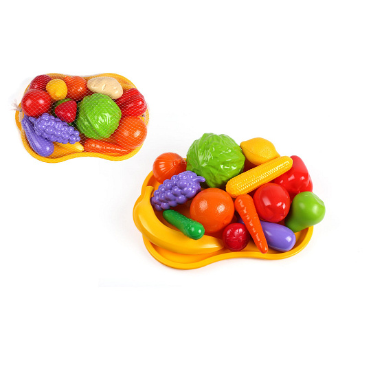 Ovoce a zelenina s podnosem plast v síťce 32x11x23cm Ovoce a zelenina s podnosem plast v síťce 32x11x23cm