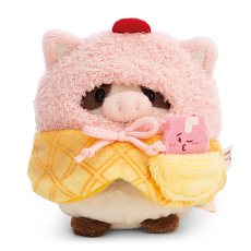 NICI MyMochi Kravička Moona 8 cm v kostýmu zmrzliny a milkshake , dárkové balení