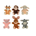 Teddies Maňásek Zvířátko plyš 30cm asst 6 druhů