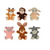 Teddies Maňásek Zvířátko plyš 30cm asst 6 druhů