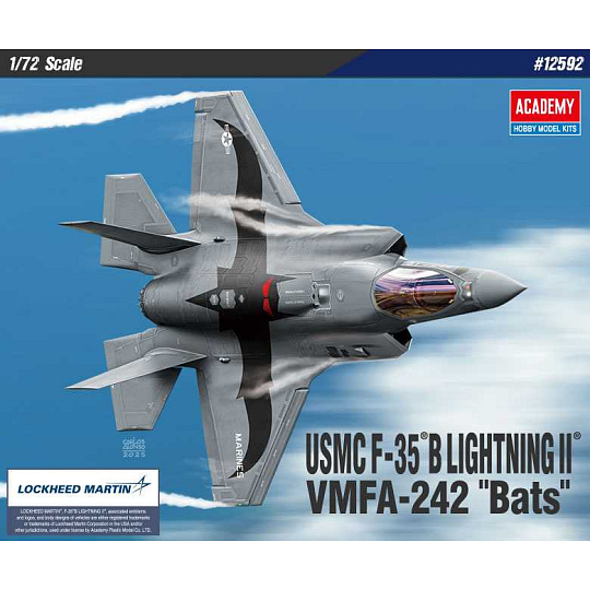 Academy Model Kit letadlo 12592 - USMC F-35B LIGHTNING II VMFA-242 "B (1:72) Academy Model Kit letadlo 12592 - USMC F-35B LIGHTNING II VMFA-242 "B (1:72)