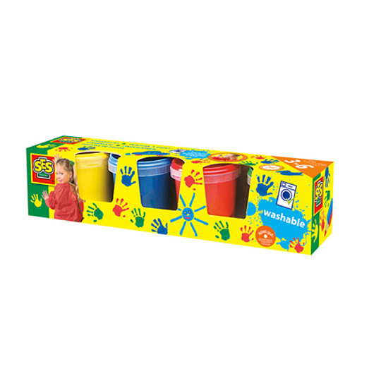 SES Prstové barvy 4x150ml