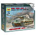 Zvezda Wargames (WWII) military 6204 - King Tiger Ausf. B - German heavy tank (1:100)